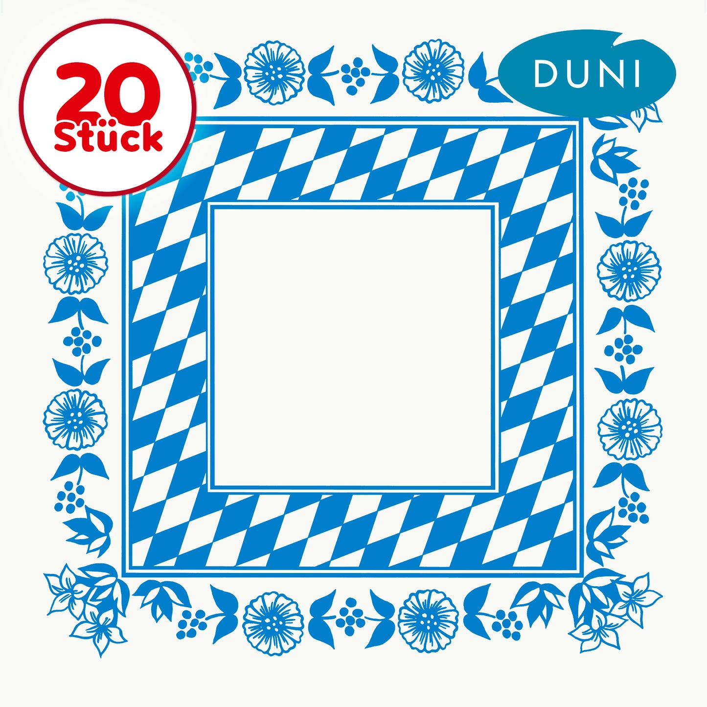 DUNI Dunicel Mitteldecke bayrische Raute 84 x 84 cm